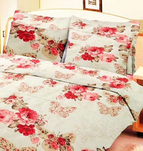 Posteľné oblečenie bavlnené 2 + 1 - dvojpaplon